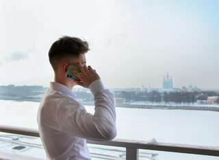 Гостиница Охтинская Санкт-Петербург Стандарт с видом на Неву-7